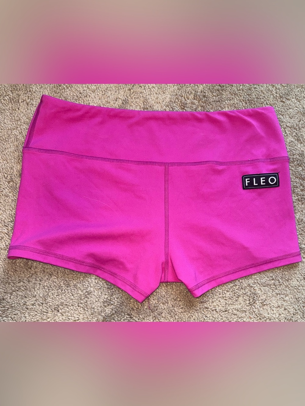 Fleos Pink Athletic Shorts Size XL